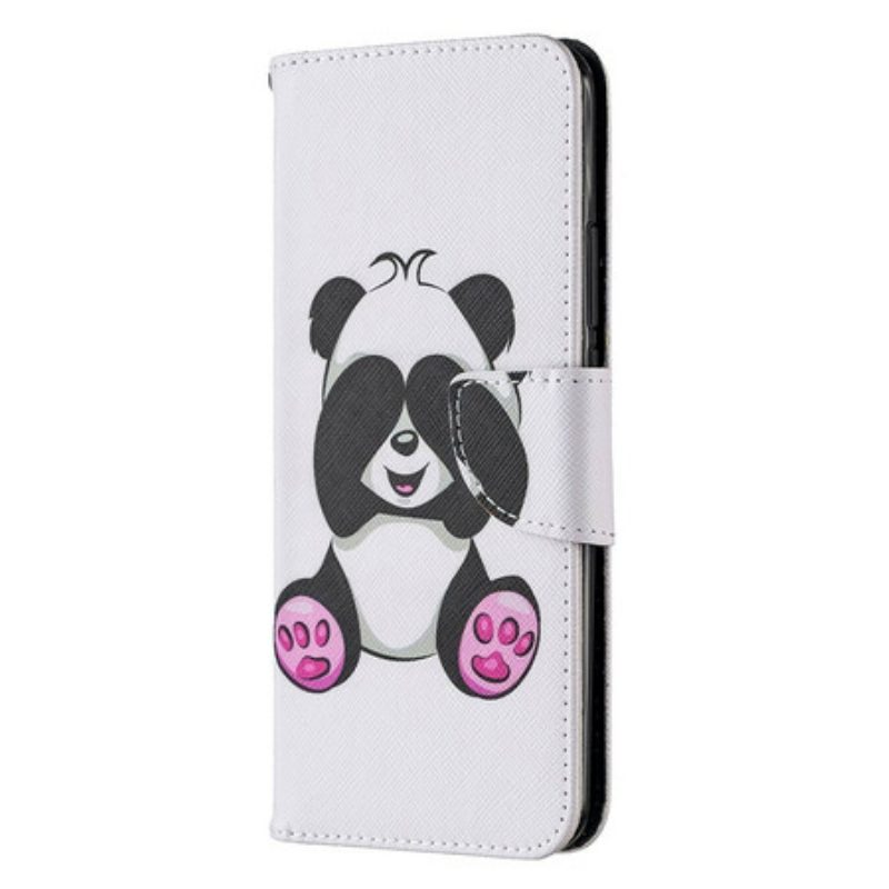 Flip Case voor Xiaomi Redmi 9 Panda-plezier