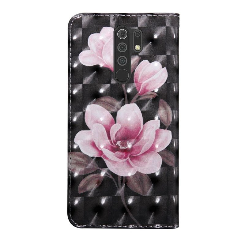 Folio-hoesje voor Xiaomi Redmi 9 Bloesem Bloemen