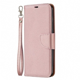 Folio-hoesje voor Xiaomi Redmi 9 Flip Case Lychee Rabat Schuin