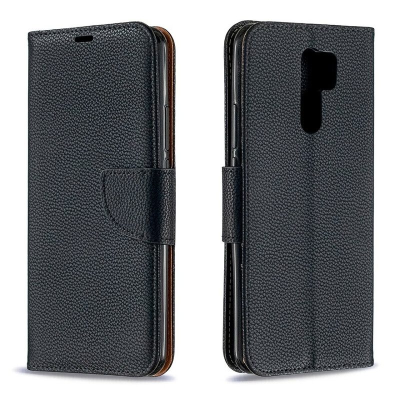 Folio-hoesje voor Xiaomi Redmi 9 Flip Case Lychee Rabat Schuin