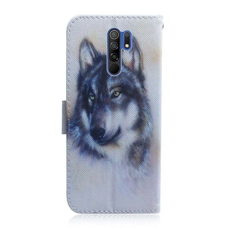 Folio-hoesje voor Xiaomi Redmi 9 Honden Uiterlijk