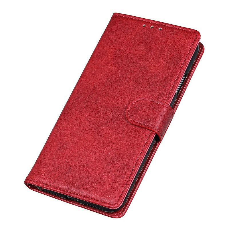 Folio-hoesje voor Xiaomi Redmi 9 Retro Mat Leereffect