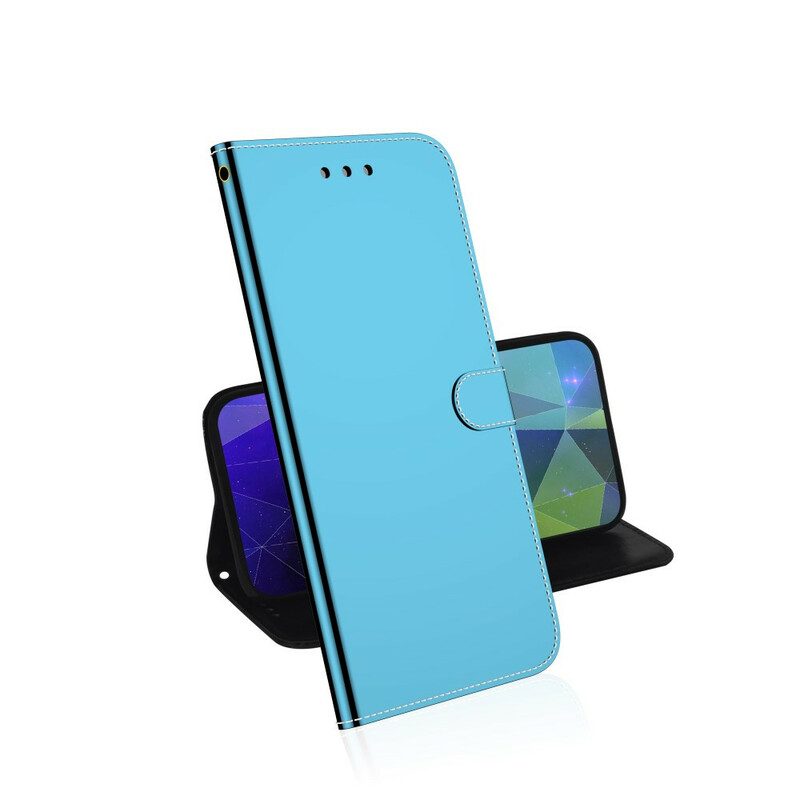 Folio-hoesje voor Xiaomi Redmi 9 Spiegelhoes Van Imitatieleer