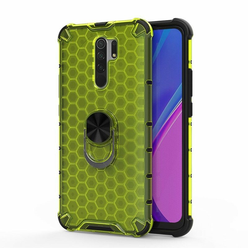 Hoesje voor Xiaomi Redmi 9 Honingraat En Ringstijl