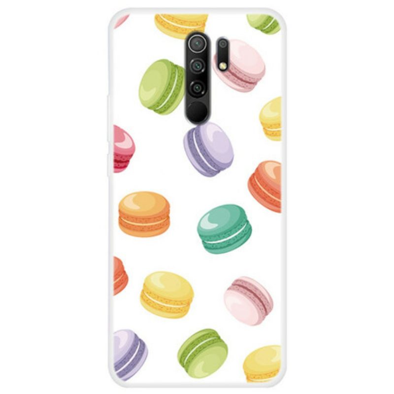 Hoesje voor Xiaomi Redmi 9 Zoete Macarons