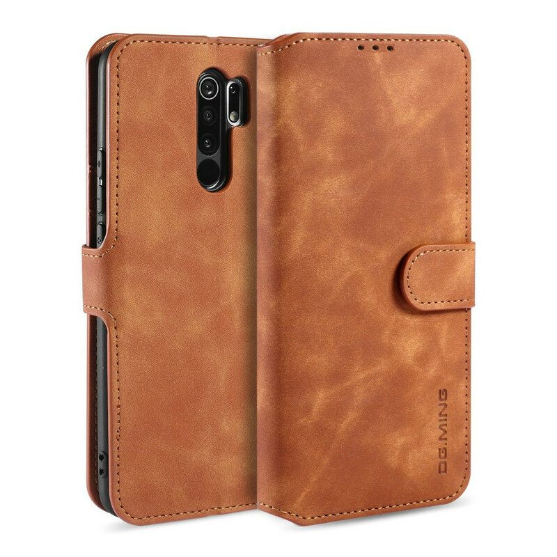 Leren Hoesje voor Xiaomi Redmi 9 Dg.ming Retro