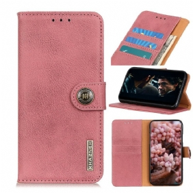 Leren Hoesje voor Xiaomi Redmi 9 Imitatieleer Khazneh