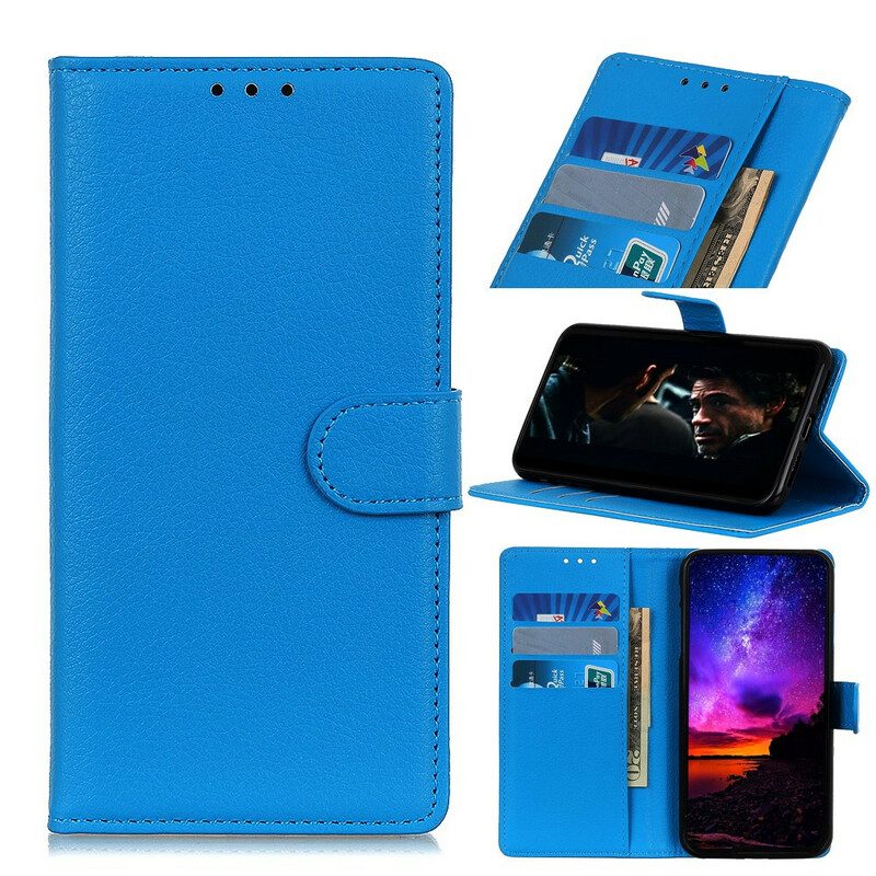 Leren Hoesje voor Xiaomi Redmi 9 Premium Litchi-leereffect