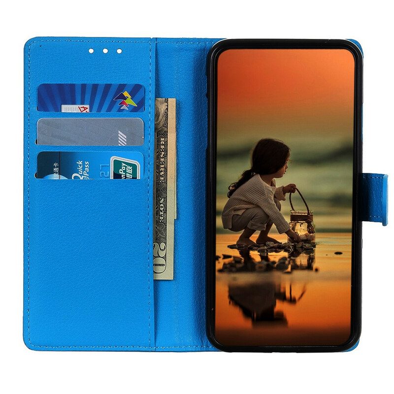 Leren Hoesje voor Xiaomi Redmi 9 Premium Litchi-leereffect