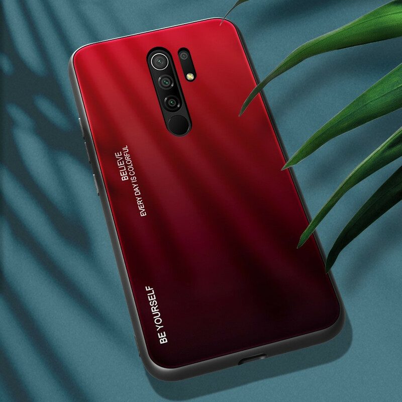 Telefoonhoesje voor Xiaomi Redmi 9 Gehard Glas Wees Jezelf