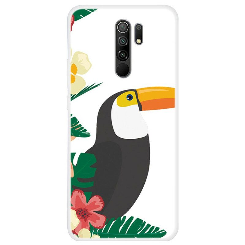 Telefoonhoesje voor Xiaomi Redmi 9 Toekan In De Jungle