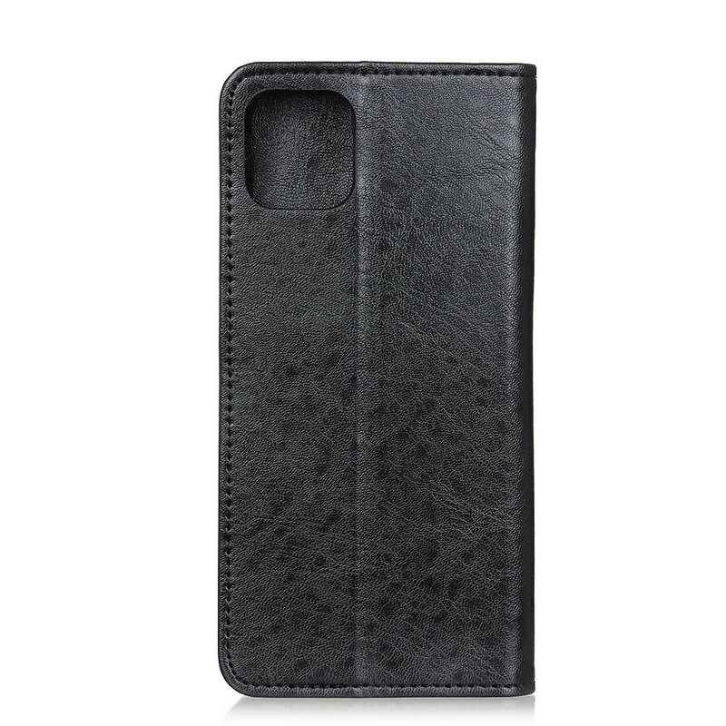 Bescherming Hoesje voor iPhone 12 Mini Folio-hoesje Elegantie Splitleer