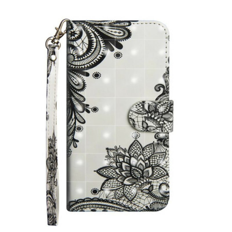 Flip Case voor iPhone 12 Mini Chique Kant