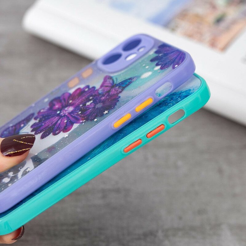 Hoesje voor iPhone 12 Mini Bloemen Vlinderhybride