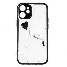 Hoesje voor iPhone 12 Mini Hybride Liefde