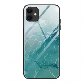 Hoesje voor iPhone 12 Mini Kleuren Van Gehard Glas