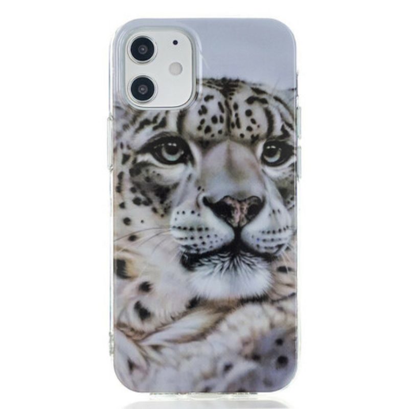 Hoesje voor iPhone 12 Mini Koning Tijger