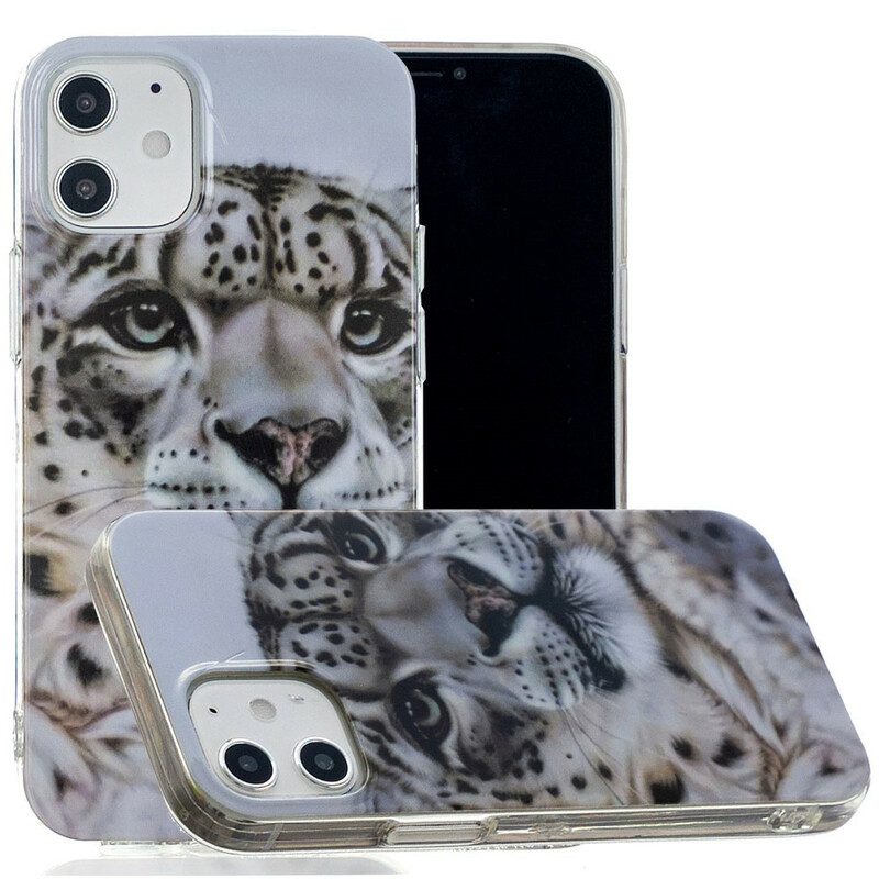 Hoesje voor iPhone 12 Mini Koning Tijger