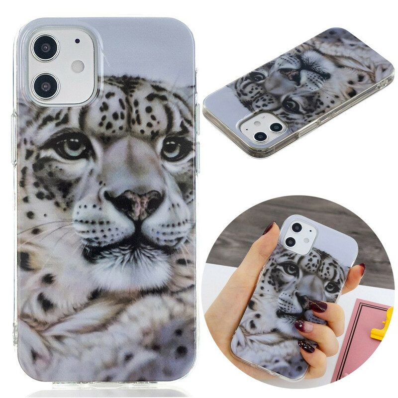 Hoesje voor iPhone 12 Mini Koning Tijger