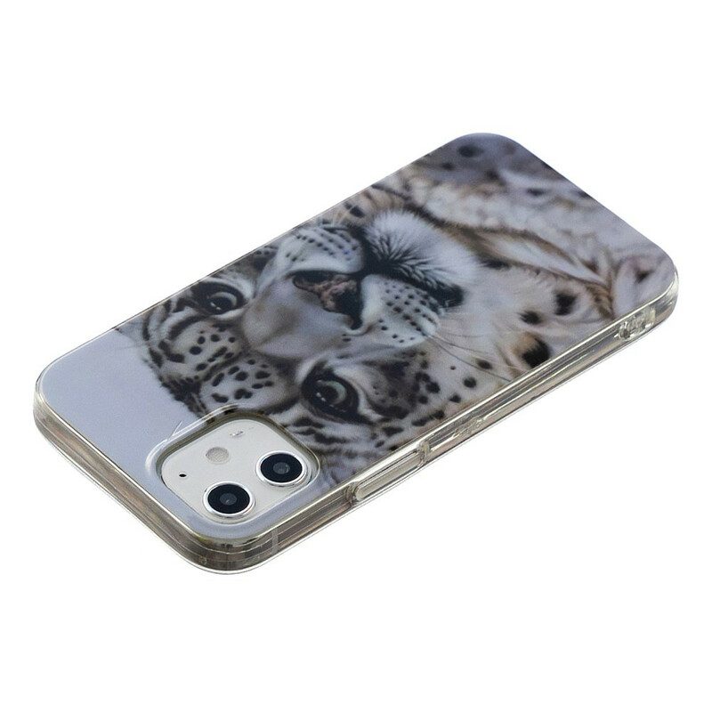 Hoesje voor iPhone 12 Mini Koning Tijger