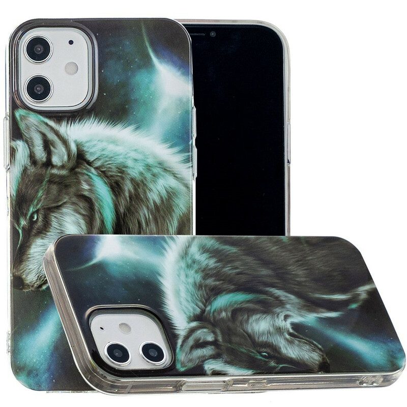 Hoesje voor iPhone 12 Mini Koninklijke Wolf