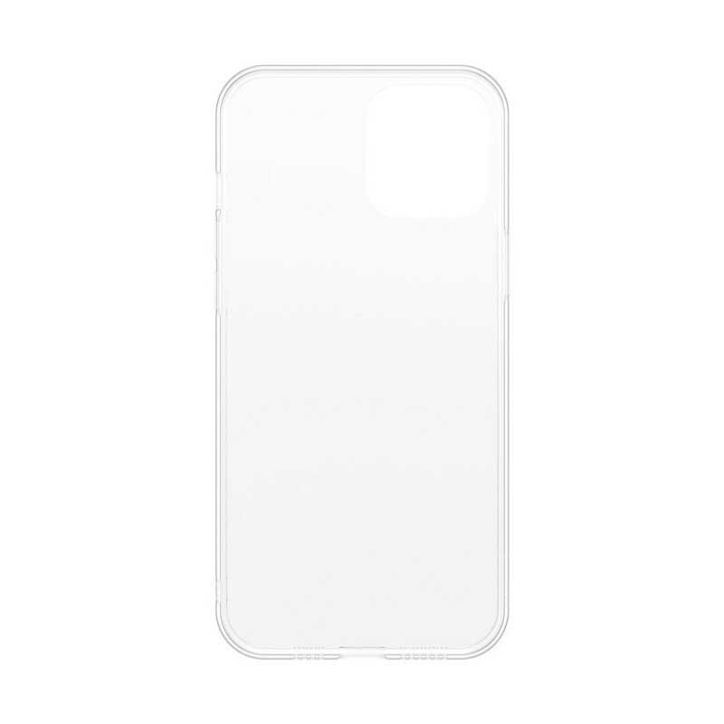 Hoesje voor iPhone 12 Mini Siliconen Met Baseus Gehard Glas