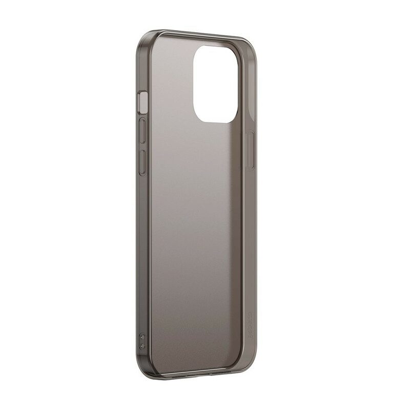 Hoesje voor iPhone 12 Mini Siliconen Met Baseus Gehard Glas