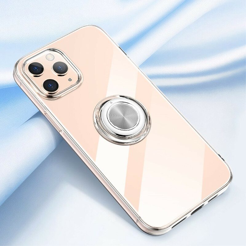 Hoesje voor iPhone 12 Mini Transparant Met Ring-support