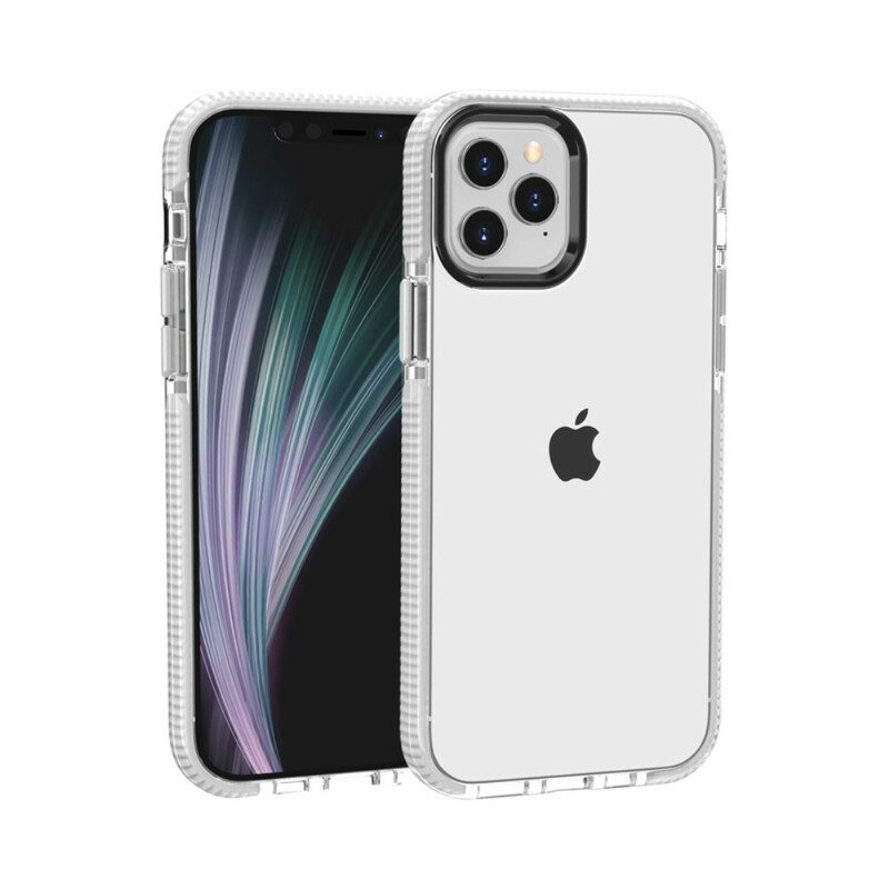 Hoesje voor iPhone 12 Mini Transparante Siliconen Randen