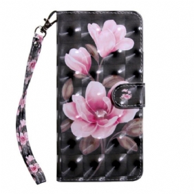 Leren Hoesje voor iPhone 12 Mini Bloesem Bloemen