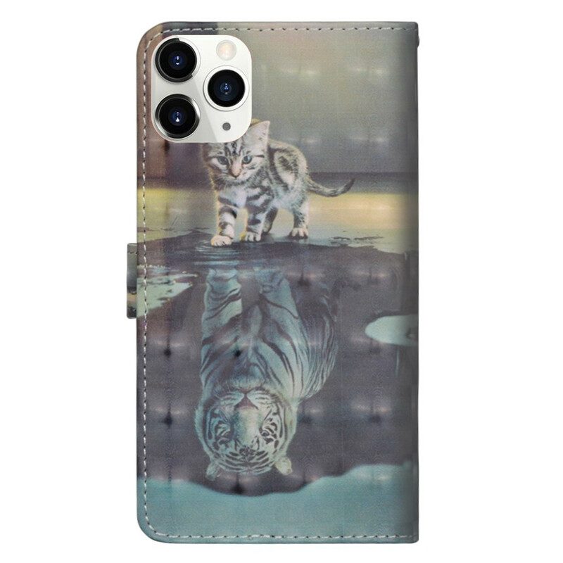 Leren Hoesje voor iPhone 12 Mini Ernest De Tijger