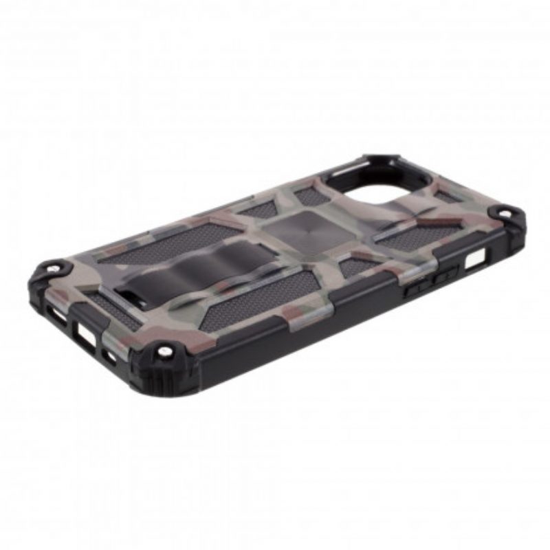 Telefoonhoesje voor iPhone 12 Mini Camouflage Verwijderbare Ondersteuning