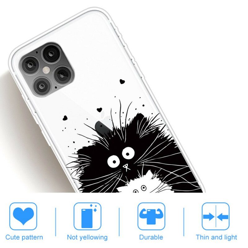 Telefoonhoesje voor iPhone 12 Mini Kijk Naar De Katten