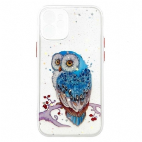 Telefoonhoesje voor iPhone 12 Mini Uil Hybride