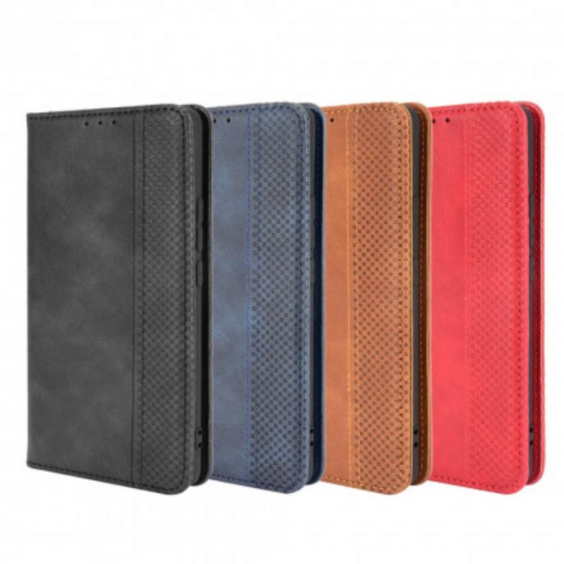 Bescherming Hoesje voor Xiaomi Mi 11 Ultra Folio-hoesje Gestileerd Vintage Leereffect