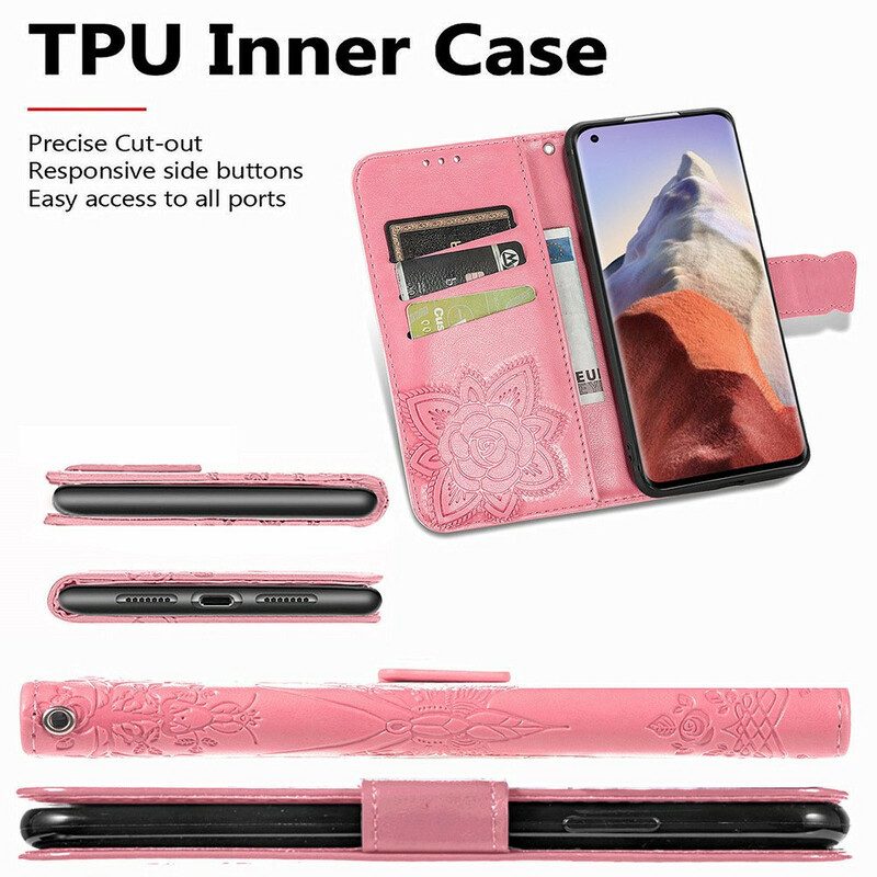 Flip Case voor Xiaomi Mi 11 Ultra Halve Vlinders