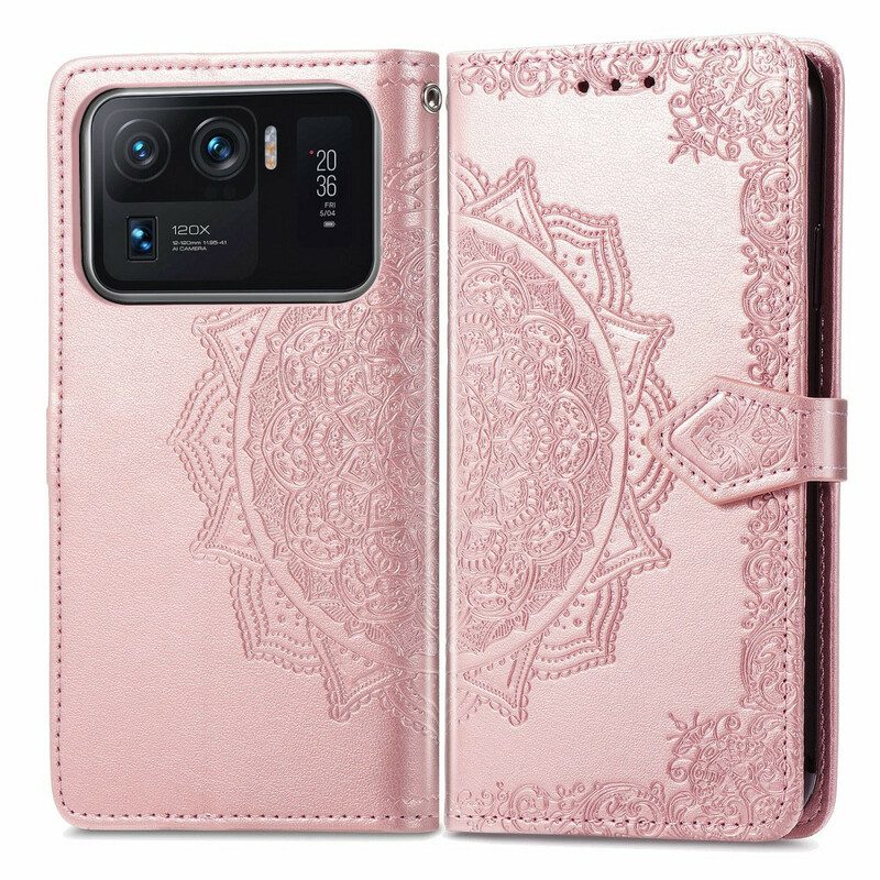 Folio-hoesje voor Xiaomi Mi 11 Ultra Mandala Middeleeuwen