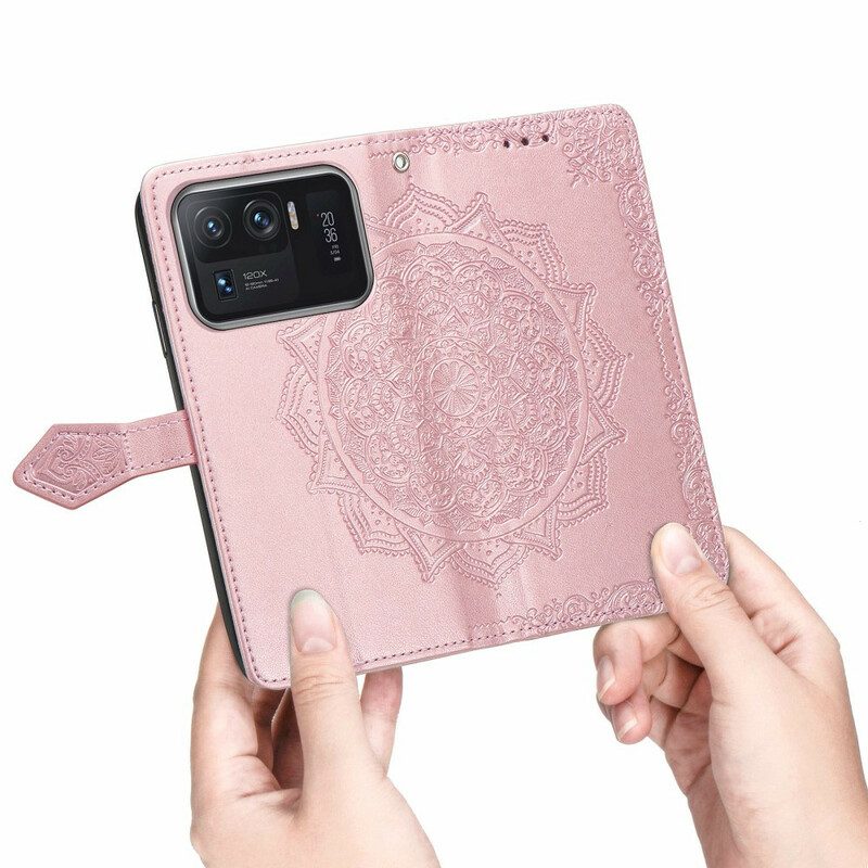 Folio-hoesje voor Xiaomi Mi 11 Ultra Mandala Middeleeuwen