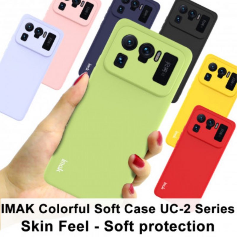 Hoesje voor Xiaomi Mi 11 Ultra Uc-2 Serie Siliconen Mat Imak