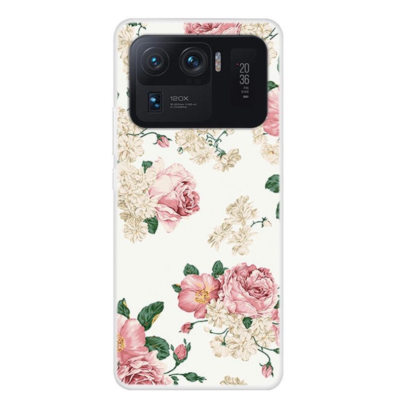 Hoesje voor Xiaomi Mi 11 Ultra Vrijheid Bloemen