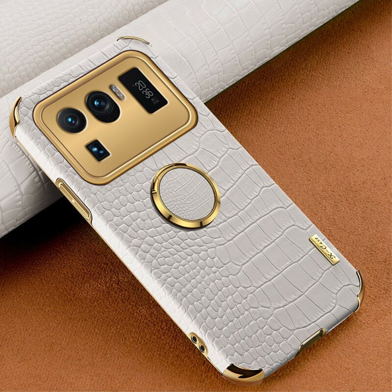 Hoesje voor Xiaomi Mi 11 Ultra X-case Krokodillenleer-effect