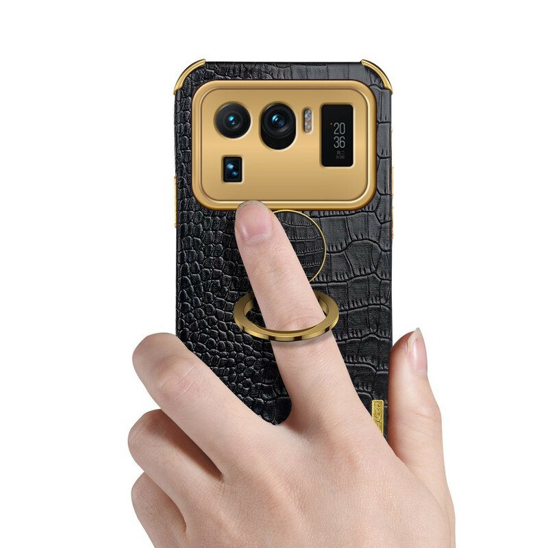 Hoesje voor Xiaomi Mi 11 Ultra X-case Krokodillenleer-effect