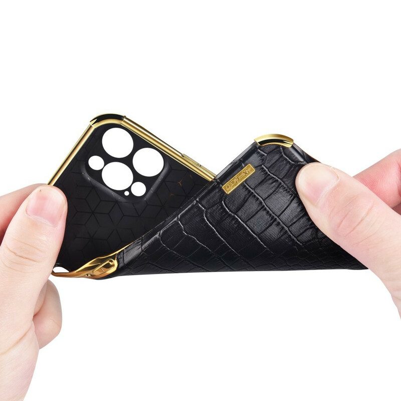 Hoesje voor Xiaomi Mi 11 Ultra X-case Krokodillenleer-effect