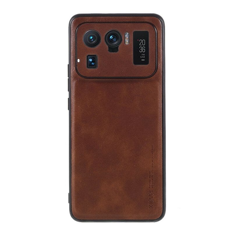 Hoesje voor Xiaomi Mi 11 Ultra X-level Vintage Leereffect