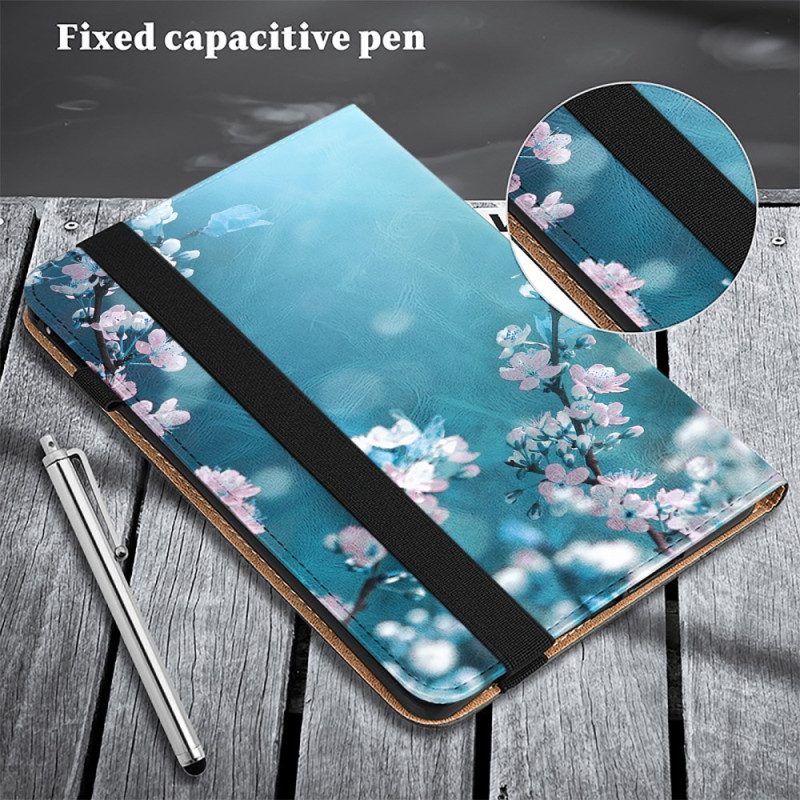 Hoesje Case Samsung Galaxy Tab S9 Fe Plus Pruimenbloesems