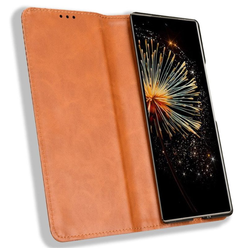 Folio-hoesje Voor Xiaomi Mix Fold 3 Vintage Fries