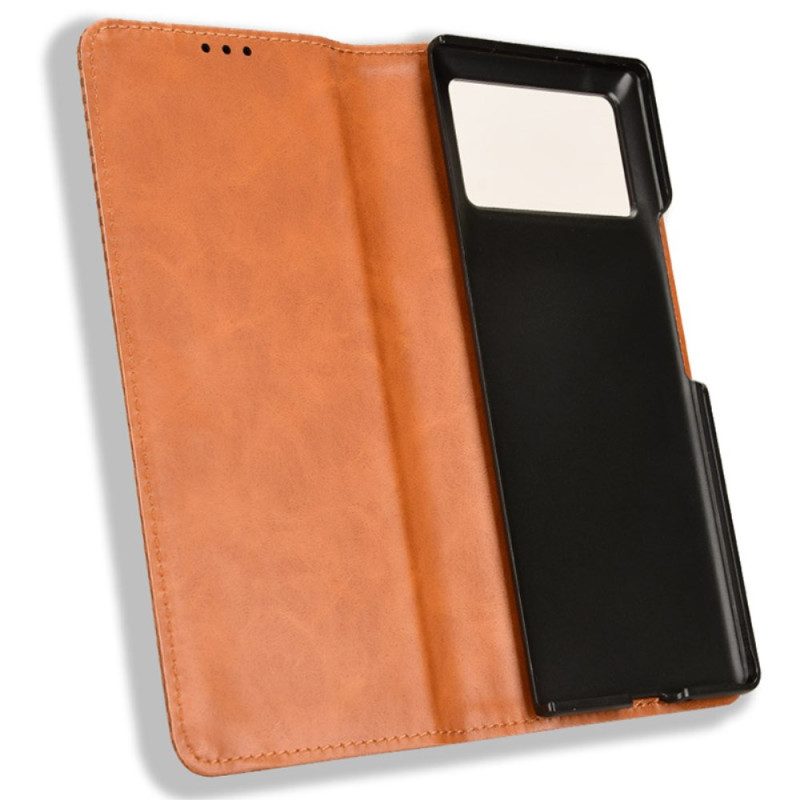 Folio-hoesje Voor Xiaomi Mix Fold 3 Vintage Fries