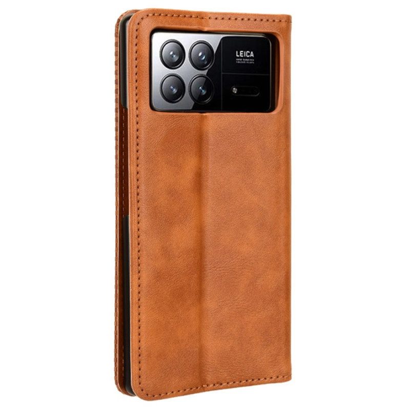 Folio-hoesje Voor Xiaomi Mix Fold 3 Vintage Fries