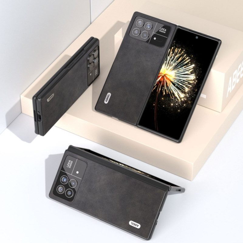 Hoesje Xiaomi Mix Fold 3 Abeel Leertextuur