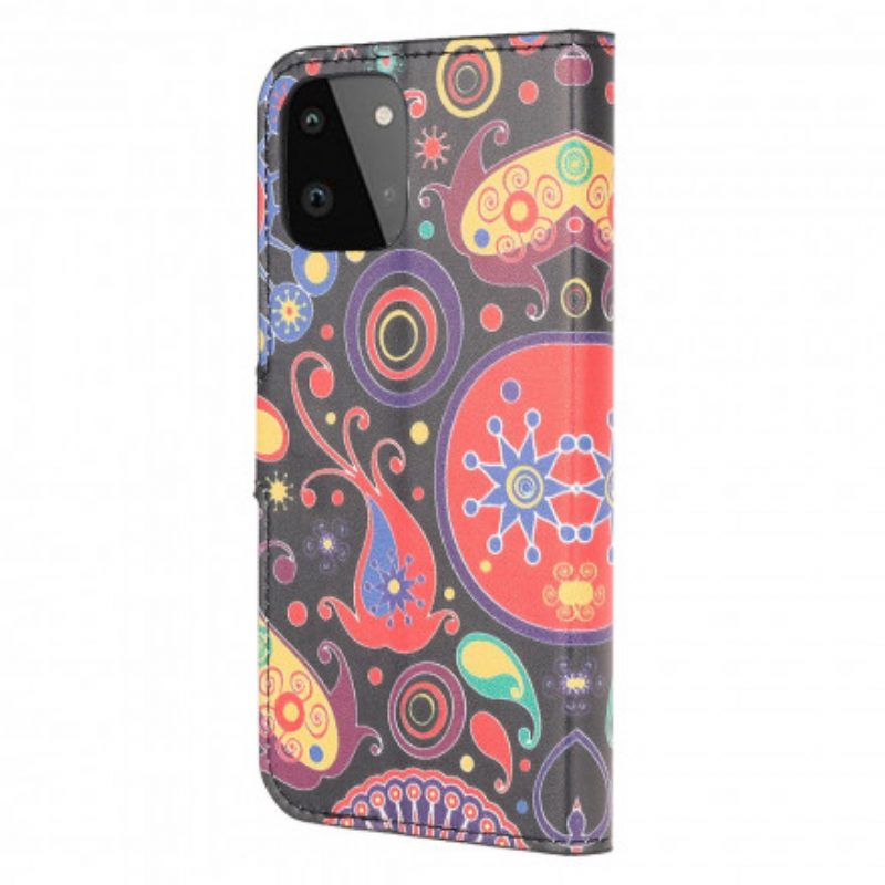 Flip Case voor Samsung Galaxy A22 5G Galaxy-ontwerp